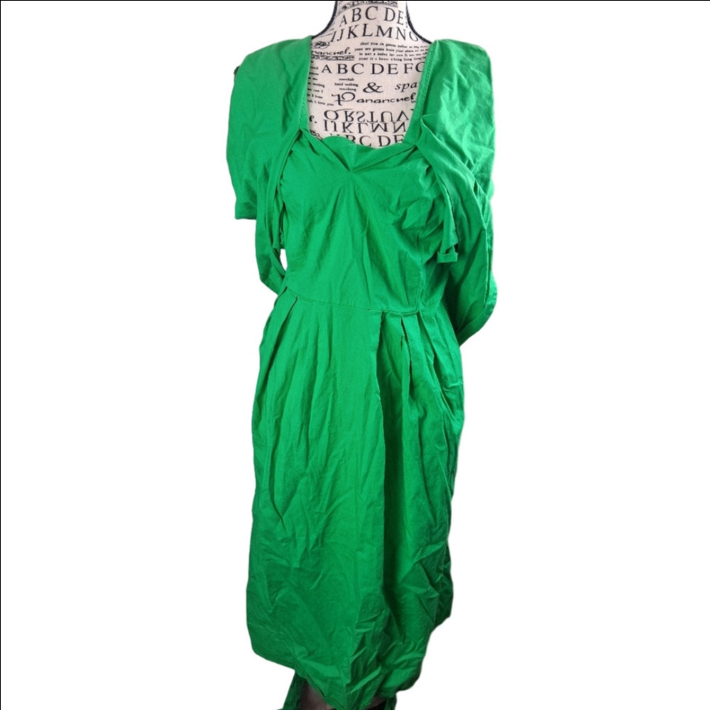 J. Crew Green Dress Size 12